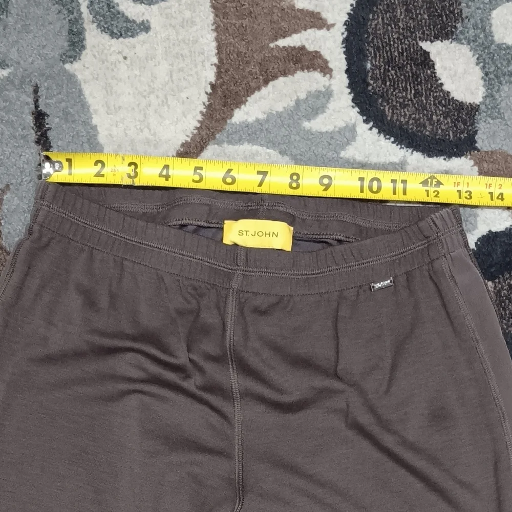 ST JOHN LEISURE YOGA PANTS Mocha Brown S/M - Picture 9 of 10